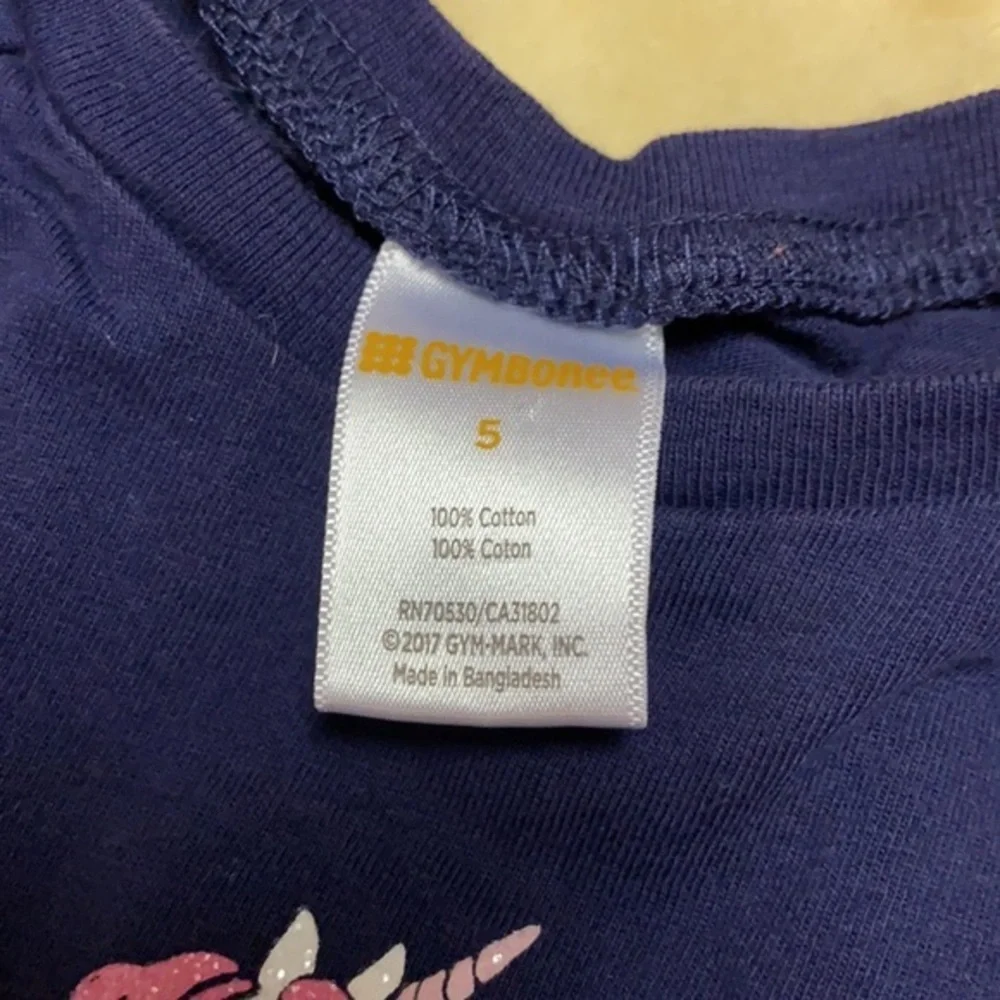 Gymboree Unicorn Ballet Tee Bundle Joggers Girls Size 5 Lot